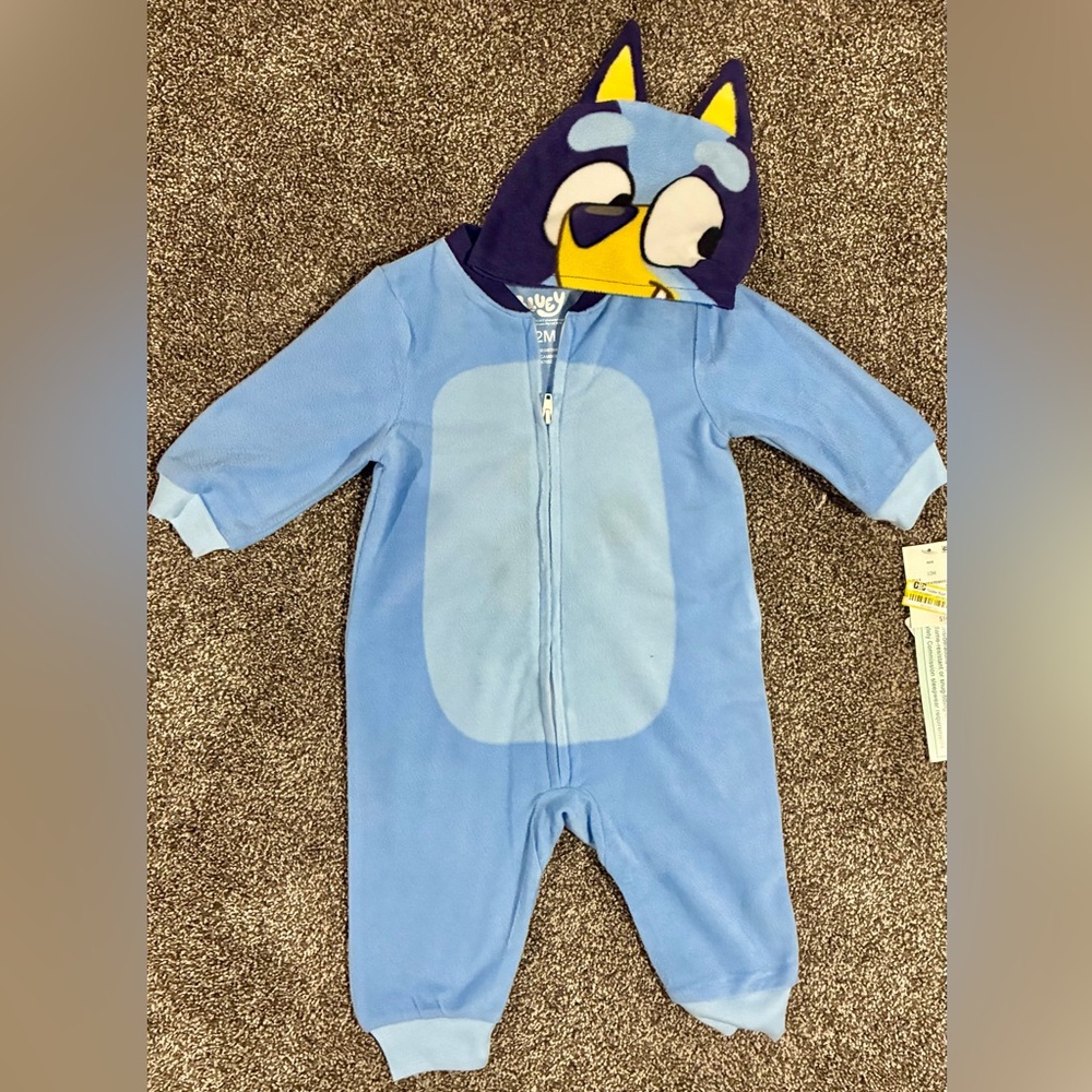 Bluey Blanket Sleeper 1 Piece with Hat